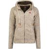 Geographical Norway Trigo Lady – Polaire Fine Femme Chaude Fermeture Zip – Veste Automne Hiver Printemps Chaud Femmes – Longues Manches Vetement Pull Fourrure Doux Confort(Taupe)