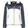 Geographical Norway ULYSSIM Femme – Polaire à Capuche Chaude et Douce, Veste Zippée Confortable Idéale pour l’Hiver et les Activités Outdoor(Marine)