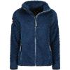 Geographical Norway Uparola Lady – Polaire Fine Femme Chaude Fermeture Zip – Veste Automne Hiver Printemps Chaud Femmes – Longues Manches Vetement Pull Fourrure Doux Confort(Marine)