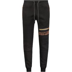 ANAPURNA EQUIPMENT Moltana Men – Pantalon Jogging Imprimé Style Casual – Vêtements Qualité Sport Confortable Doux – Survêtement Homme Decontracté Coton(Noir)
