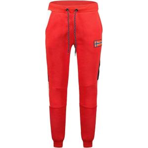 Geographical Norway Magostino Men – Pantalon Jogging Imprimé Style Casual – Vêtements Qualité Sport Confortable Doux – Survêtement Homme Decontracté Coton(Rouge)