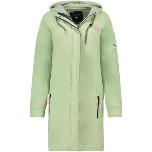 Geographical Norway TIMOTHE Femme – Polaire à Capuche Chaude et Douce, Confort Optimal pour l’Hiver et les Activités Outdoor(Vert Amande)
