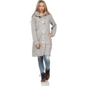 Geographical Norway Tantastique Lady – Polaire Fine Femme Chaude Fermeture Zip – Veste Automne Hiver Printemps Chaud Femmes – Longues Manches Vetement Pull Fourrure Doux Confort (Gris Clair M)