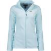 Canadian Peak Tugeak FZ Lady – Polaire Fine Femme Chaude Fermeture Zip – Veste Automne Hiver Printemps Chaud Femmes – Longues Manches Vetement Pull Fourrure Doux Confort(Bleu Ciel)