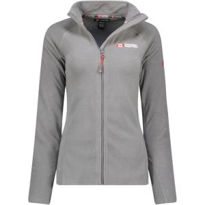 Canadian Peak Tugeak FZ Lady – Polaire Fine Femme Chaude Fermeture Zip – Veste Automne Hiver Printemps Chaud Femmes – Longues Manches Vetement Pull Fourrure Doux Confort(Gris Fonce)