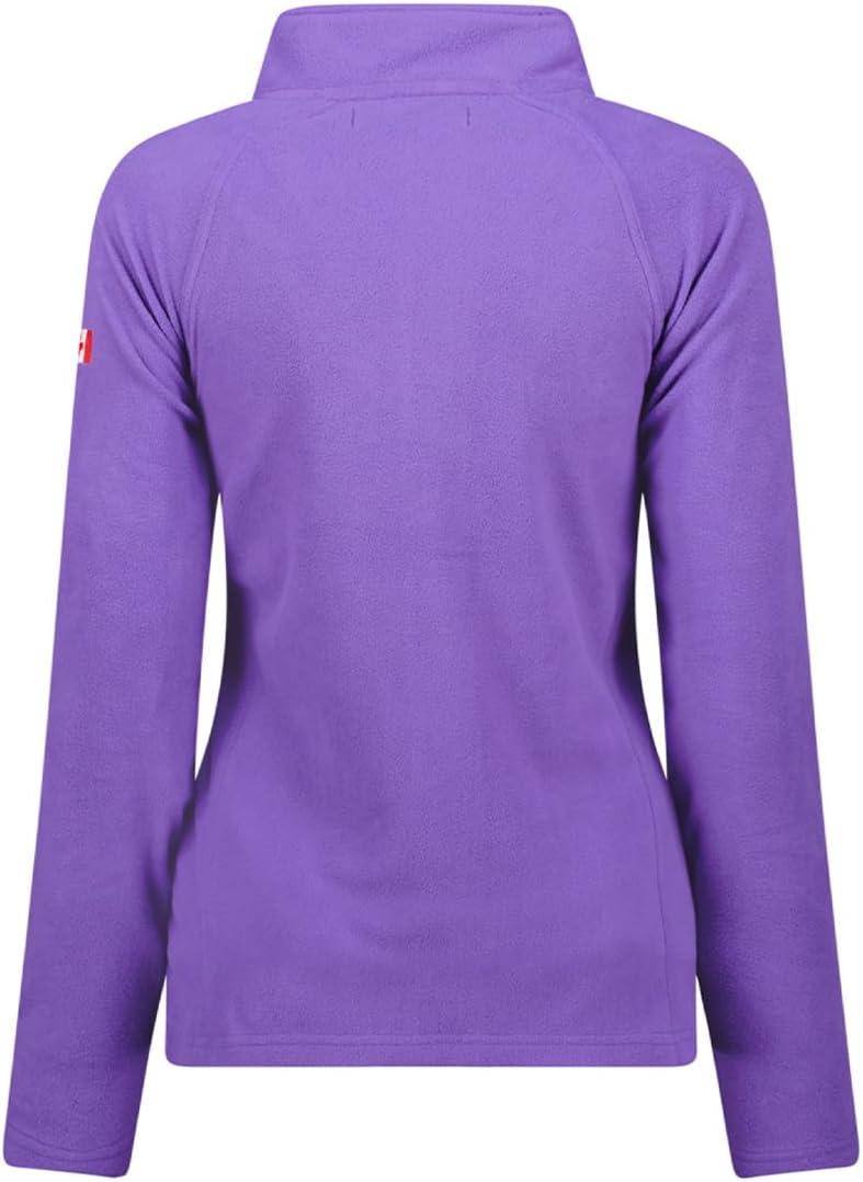 imageCanadian Peak Tugeak Hz Lady Polaire Fine Femme Chaude Fermeture Zip Veste Automne Hiver Printemps Chaud Femmes Longues Manches Vetement Pull Fourrure Doux ConfortViolet