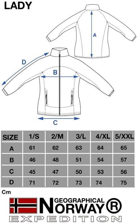 imageGeographical Norway Upalood Lady Polaire paisse Femme Chaude Capuche Fermeture Zip Veste Automne Hiver Printemps Chaud Femmes Longues Manches Vetement Pull Fourrure Doux ConfortBleu Marine