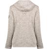 Canadian Peak Talerteak Lady – Polaire Fine Femme Chaude Fermeture Zip – Veste Automne Hiver Printemps Chaud Femmes – Longues Manches Vetement Pull Fourrure Doux Confort(Gris Clair)