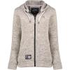 Canadian Peak Talerteak Lady – Polaire Fine Femme Chaude Fermeture Zip – Veste Automne Hiver Printemps Chaud Femmes – Longues Manches Vetement Pull Fourrure Doux Confort(Gris Clair)