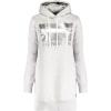 Geographical Norway Fabienne Lady Sweatshirt à Capuche Femme(Gris Clair)