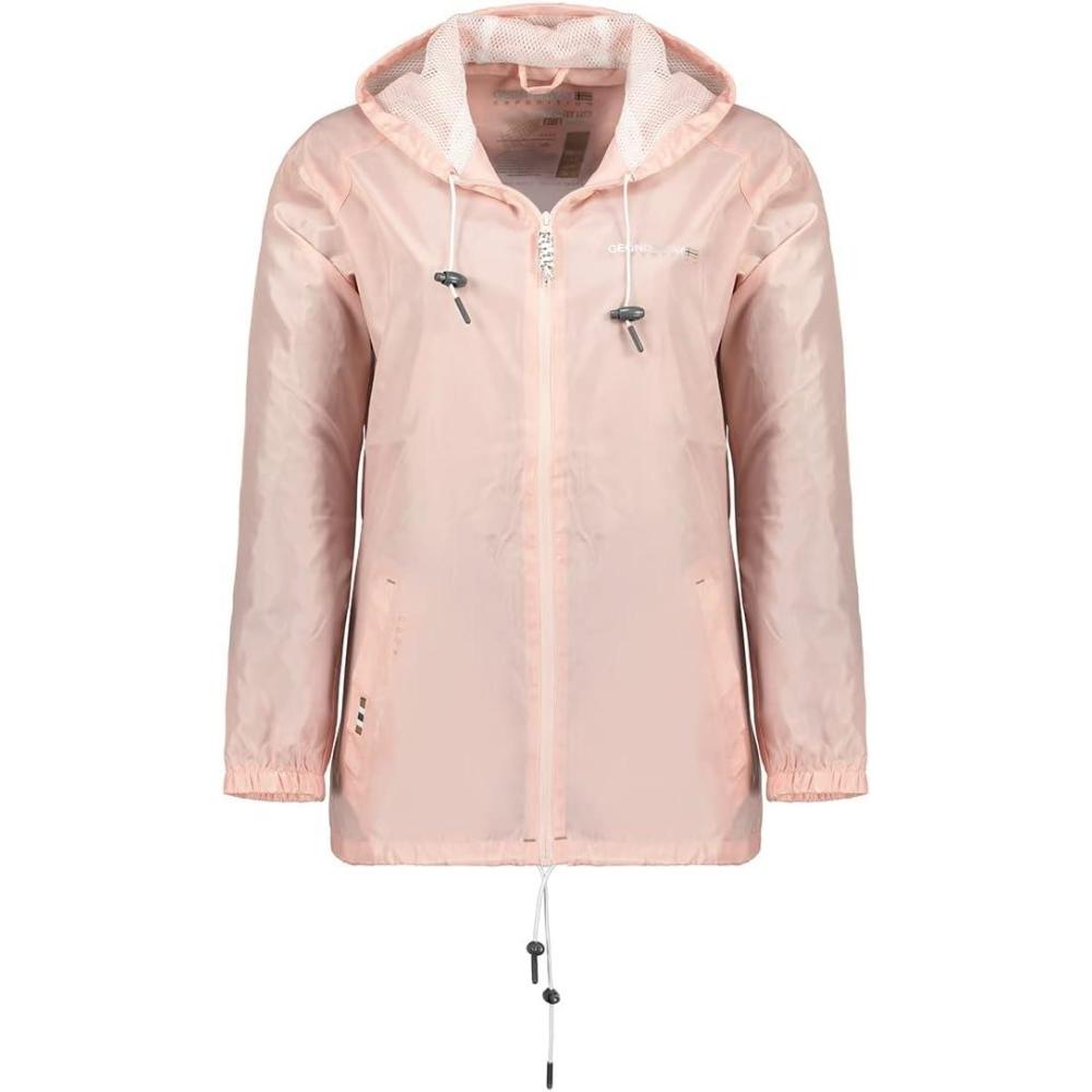 imageGeographical Norway Boat Lady Veste Coupe Vent Femme Outdoor Blouson Deperlant Manches Longues Femmes Manteau Pluie Randonnee Saison Printemps Ete Automne HiverOld Pink