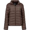 Geographical Norway ATIKAMAP Femme – Doudoune Légère Matelassée Mi-Saison – Blouson Chaud Daily Wear – Veste Outdoor Coupe-Vent avec Capuche Amovible – Style Urbain Automne Hiver(Marron Fonce)