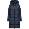 Geographical Norway April Femme – Parka Longue Chaude Hiver avec Capuche – Manteau Imperméable Déperlant – Blouson Outdoor Coupe-Vent Confort Urbain(Marine)