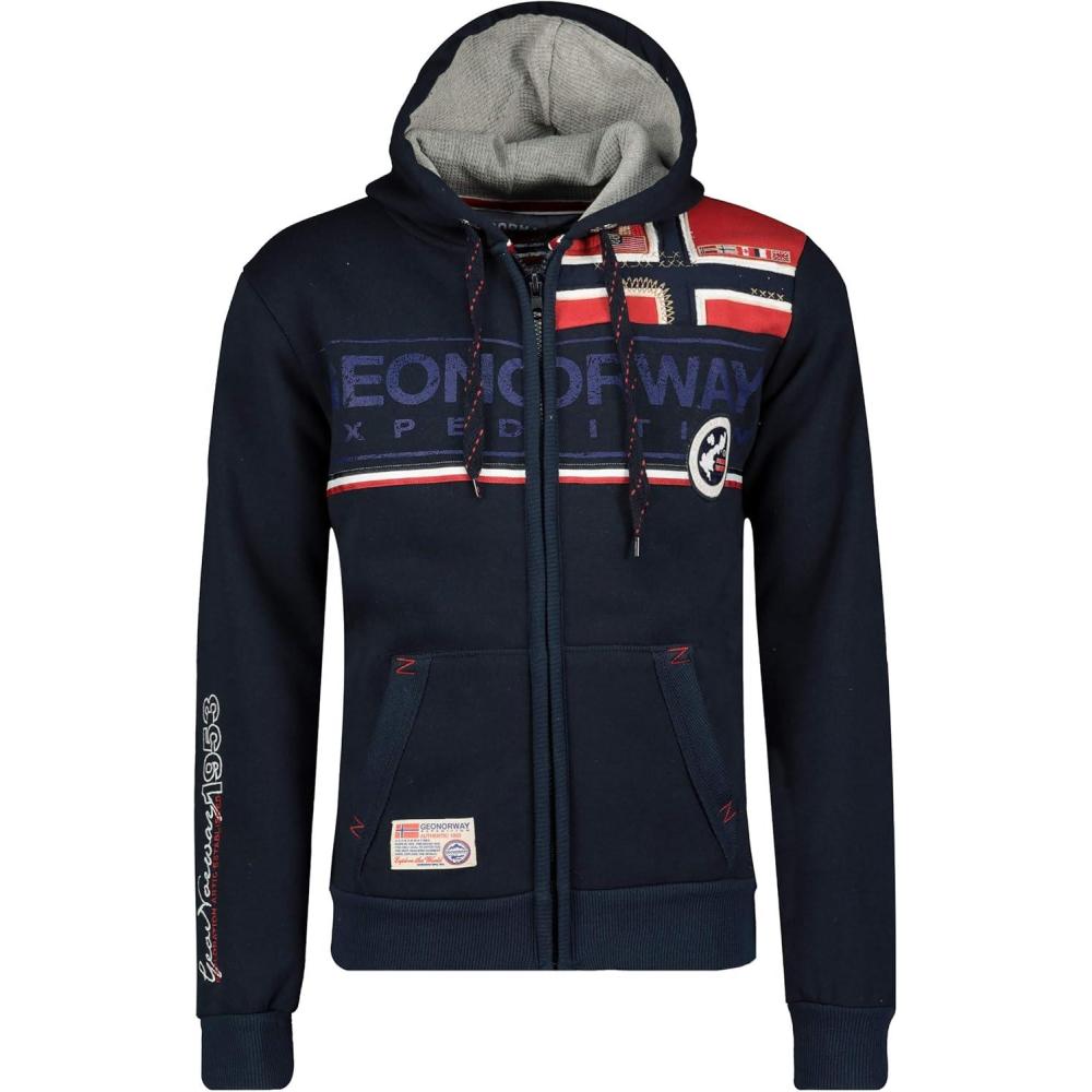 imageGeographical Norway Flipper Men Sweatshirt Capuche Homme Lot de 1Marine