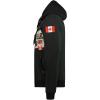 Canadian Peak Fipeak Men – Sweat à capuche avec poches – Sweat à capuche pour homme – Avec logo – Manches longues – Saison Automne Hiver Printemps Été(Noir)