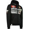 Canadian Peak Fipeak Men – Sweat à capuche avec poches – Sweat à capuche pour homme – Avec logo – Manches longues – Saison Automne Hiver Printemps Été(Noir)