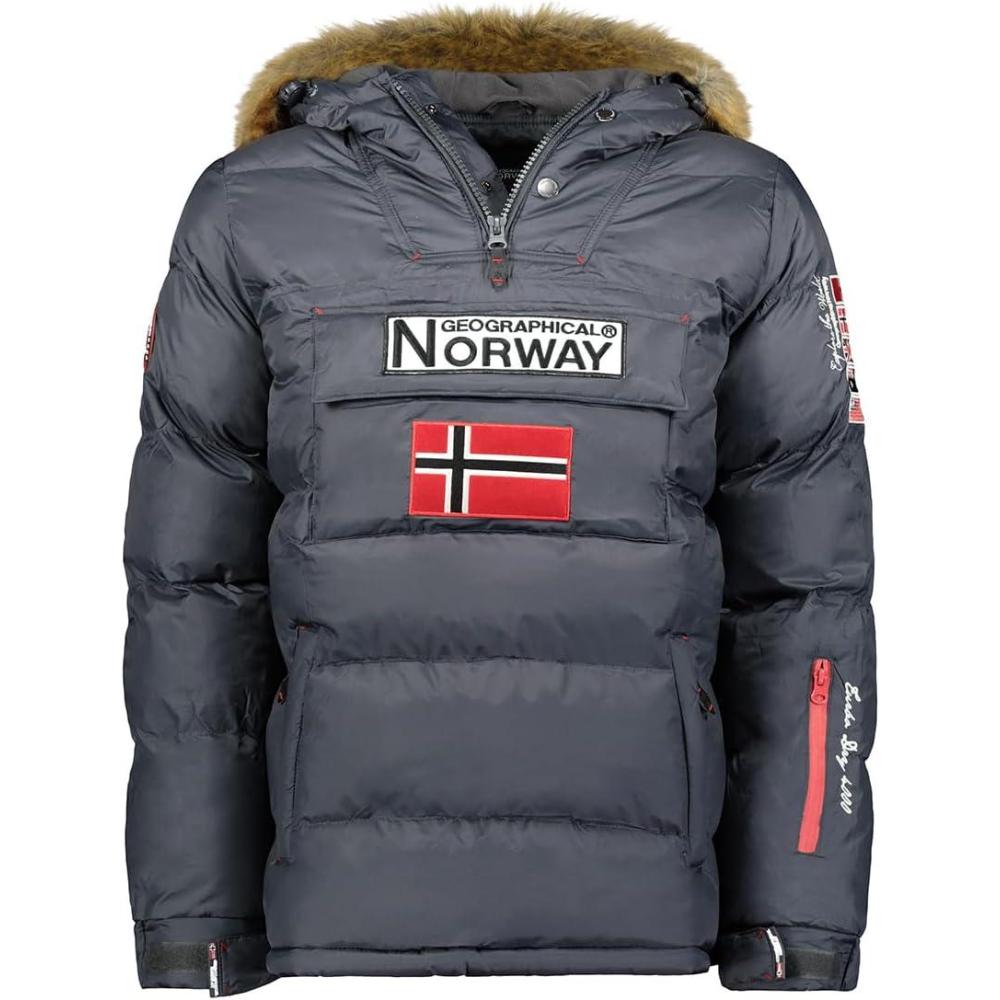 imageGeographical Norway Bilboquet Boy Parka GarconGris Fonce