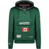 Canadian Peak Galapagos Men – Sweat Homme Capuche Poche Kangourou – Vêtement Sweatshirt Hoody Chaud Manches Longues – Pull Hommes Printemps Ete Automne Hiver(Vert Sapin)