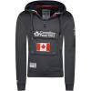 Canadian Peak Galapagos Men – Sweat Homme Capuche Poche Kangourou – Vêtement Sweatshirt Hoody Chaud Manches Longues – Pull Hommes Printemps Ete Automne Hiver(Gris Fonce)