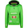 Canadian Peak Galapagos Men – Sweat Homme Capuche Poche Kangourou – Vêtement Sweatshirt Hoody Chaud Manches Longues – Pull Hommes Printemps Ete Automne Hiver(Vert Flash)