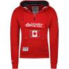 Canadian Peak Galapagos Men – Sweat Homme Capuche Poche Kangourou – Vêtement Sweatshirt Hoody Chaud Manches Longues – Pull Hommes Printemps Ete Automne Hiver(Rouge)