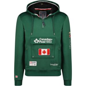 Canadian Peak Galapagos Men – Sweat Homme Capuche Poche Kangourou – Vêtement Sweatshirt Hoody Chaud Manches Longues – Pull Hommes Printemps Ete Automne Hiver(Vert Sapin)