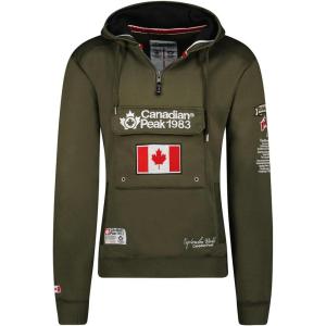 Canadian Peak Galapagos Men – Sweat Homme Capuche Poche Kangourou – Vêtement Sweatshirt Hoody Chaud Manches Longues – Pull Hommes Printemps Ete Automne Hiver(Kaki)
