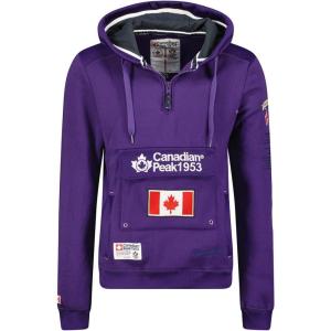 Canadian Peak Galapagos Men – Sweat Homme Capuche Poche Kangourou – Vêtement Sweatshirt Hoody Chaud Manches Longues – Pull Hommes Printemps Ete Automne Hiver(Violet)
