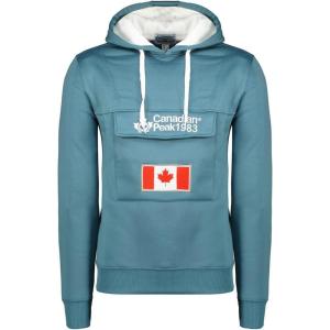 Canadian Peak Galapagos Men – Sweat Homme Capuche Poche Kangourou – Vêtement Sweatshirt Hoody Chaud Manches Longues – Pull Hommes Printemps Ete Automne Hiver(Petrole)