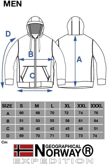 imageGeographical Norway Gantoine Men Sweat A Capuche Poches Homme Sweatshirt Pull Logo Manches Longues Chaud Hoodie Hommes Saison Printemps Ete Automne HiverMoutarde