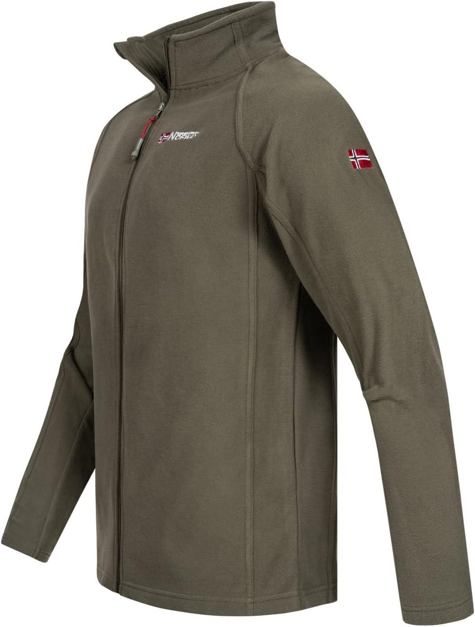 imageGeographical Norway Tug HZ Lady Micropolaire Femme Chaude Fermeture Zip Veste Automne Hiver Printemps Chaud Femmes Longues Manches Pull Fourrure Doux Confort OutdoorKaki