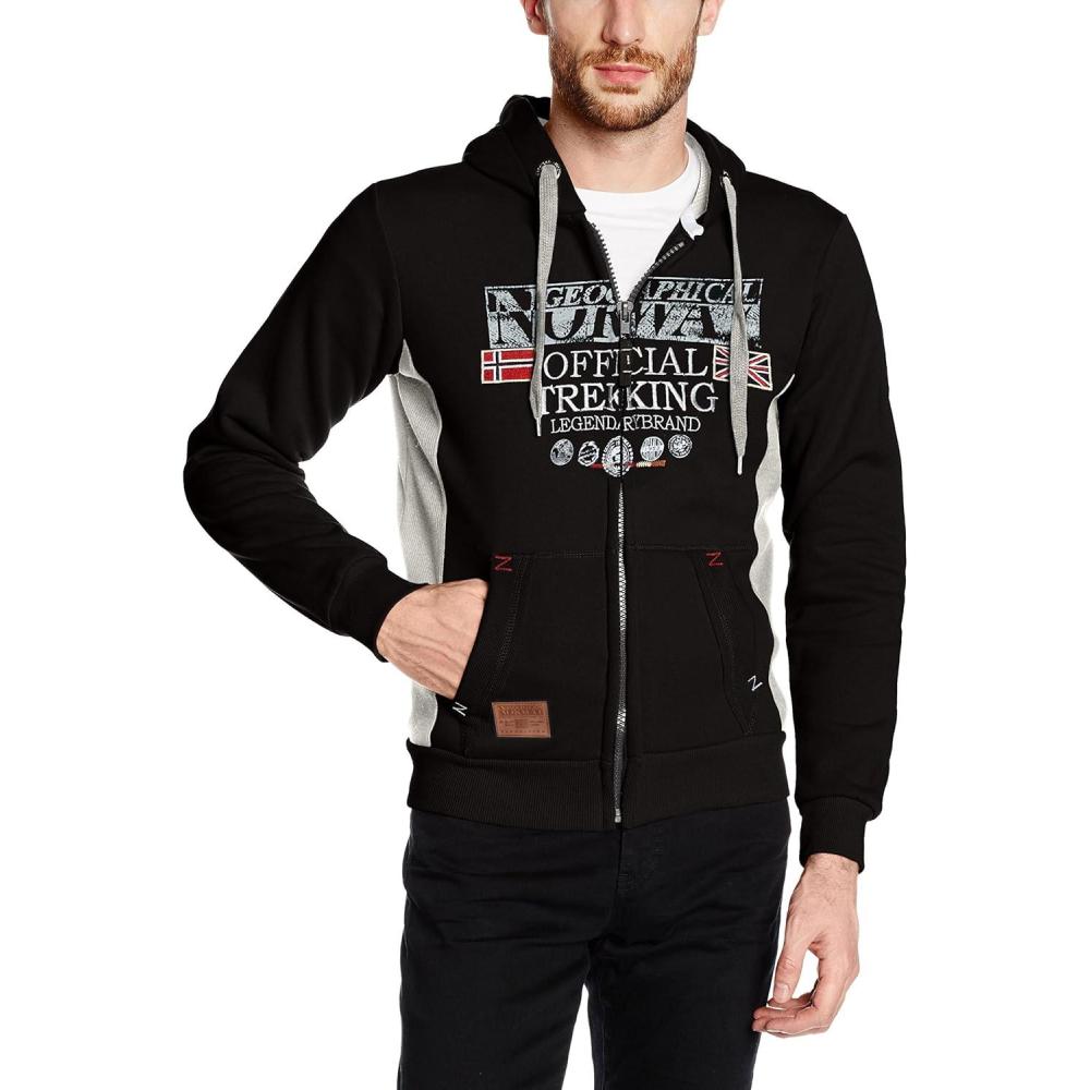 imageGeographical Norway Gafont Men SweatShirt Capuche HommeNoir Black