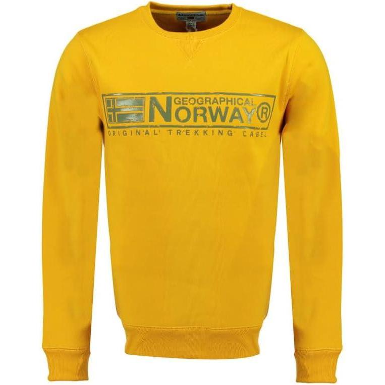 imageGeographical Norway Gantoine Men Sweat A Capuche Poches Homme Sweatshirt Pull Logo Manches Longues Chaud Hoodie Hommes Saison Printemps Ete Automne HiverMoutarde
