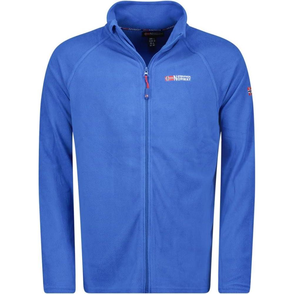 imageGeographical Norway Tug HZ Lady Micropolaire Femme Chaude Fermeture Zip Veste Automne Hiver Printemps Chaud Femmes Longues Manches Pull Fourrure Doux Confort OutdoorBleu Royal