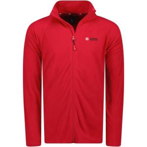 Canadian Peak Tugeak FZ Men – Polaire Epaisse Homme Chaude Fermeture Zip – Veste Sweats Hiver Chaud Hommes Doux – Sweat Doublure Longues Manches – Automne Hiver(Rouge)