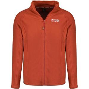 Canadian Peak Tugeak FZ Men – Polaire Epaisse Homme Chaude Fermeture Zip – Veste Sweats Hiver Chaud Hommes Doux – Sweat Doublure Longues Manches – Automne Hiver(Rouille)