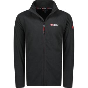 Canadian Peak Tugeak FZ Men – Polaire Epaisse Homme Chaude Fermeture Zip – Veste Sweats Hiver Chaud Hommes Doux – Sweat Doublure Longues Manches – Automne Hiver(Noir)