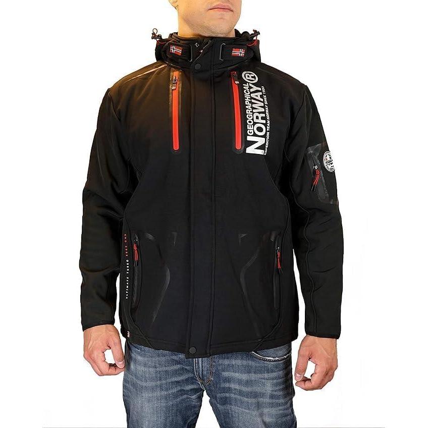 imageGeographical Norway Tyreek Men Softshell HommeNoir Rouge