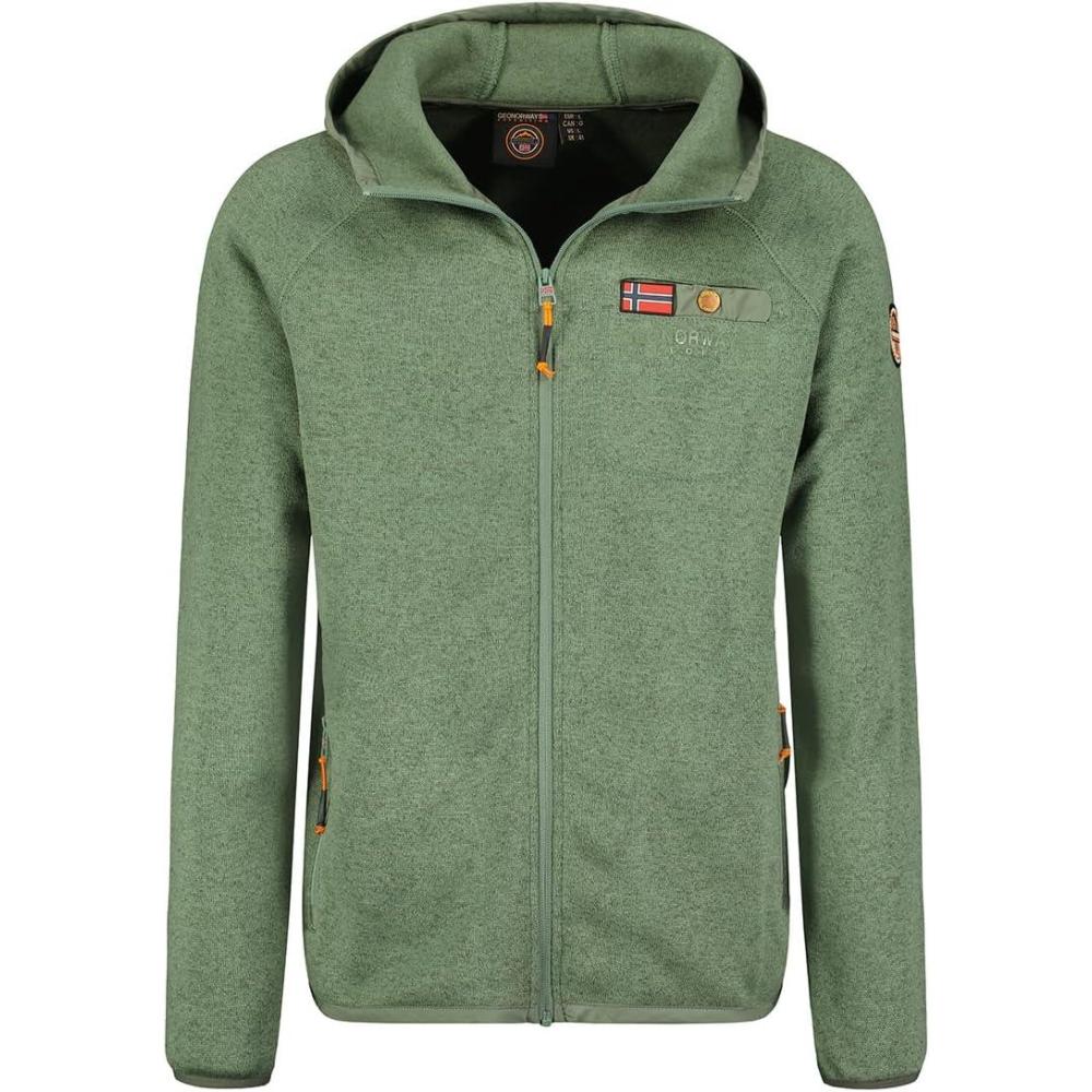 image:imageGeographical Norway Tiparni Men Polaire HommeVert Amande
