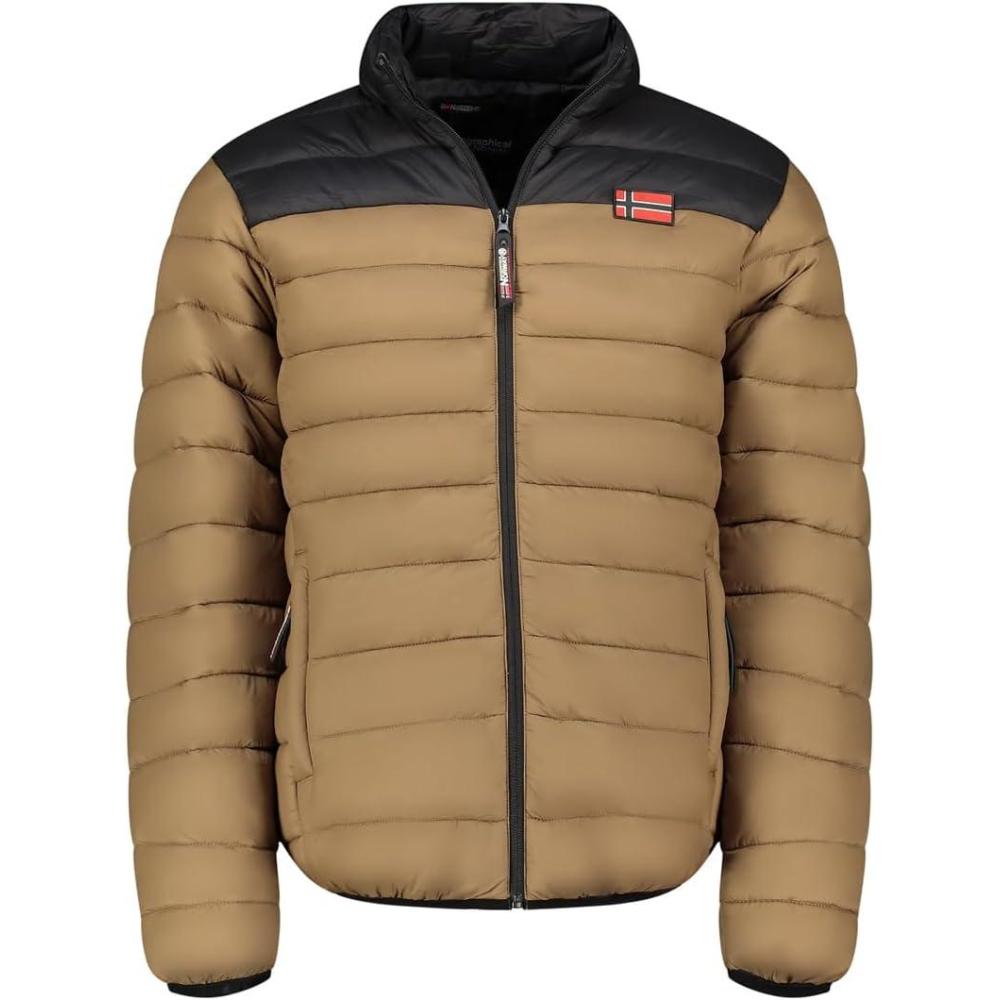 image:imageGeographical Norway Amigoclerc Men Basic Beige 3Xl Doudoune Chaude Matelassee Homme Automne Hiver Veste Manteau Chaud Blouson Coupe Vent Manches Longues Rembourrage HommesTaupe