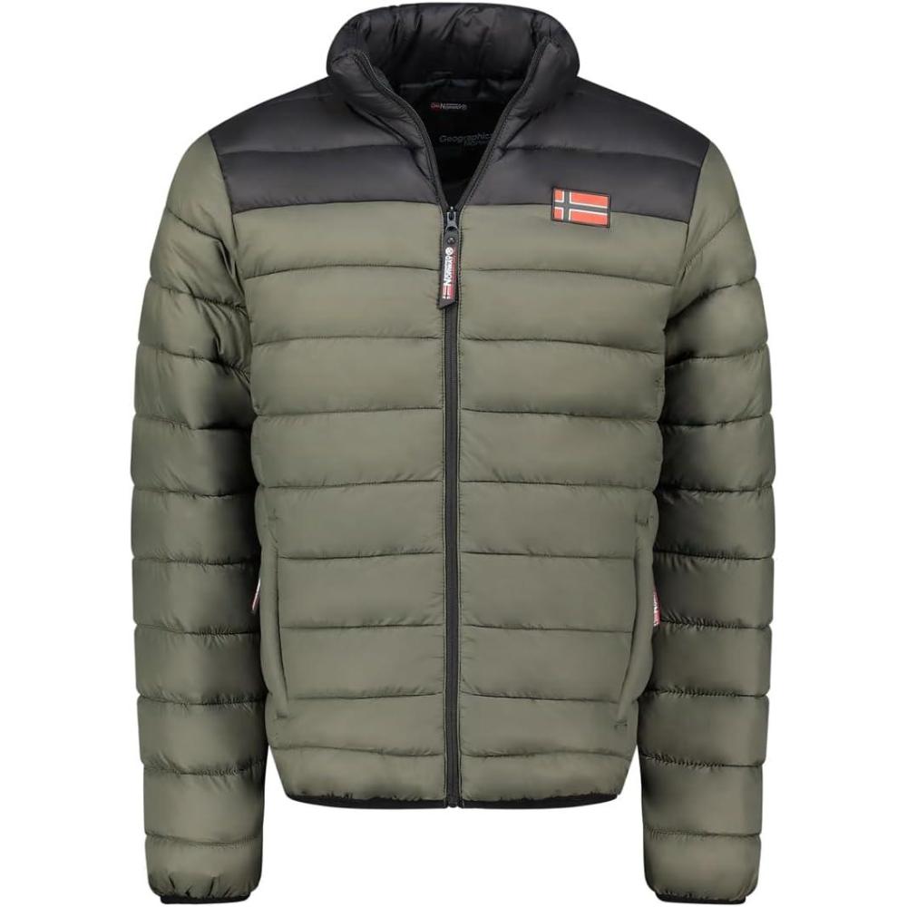 image:imageGeographical Norway Amigoclerc Men Basic Beige 3Xl Doudoune Chaude Matelassee Homme Automne Hiver Veste Manteau Chaud Blouson Coupe Vent Manches Longues Rembourrage HommesKaki