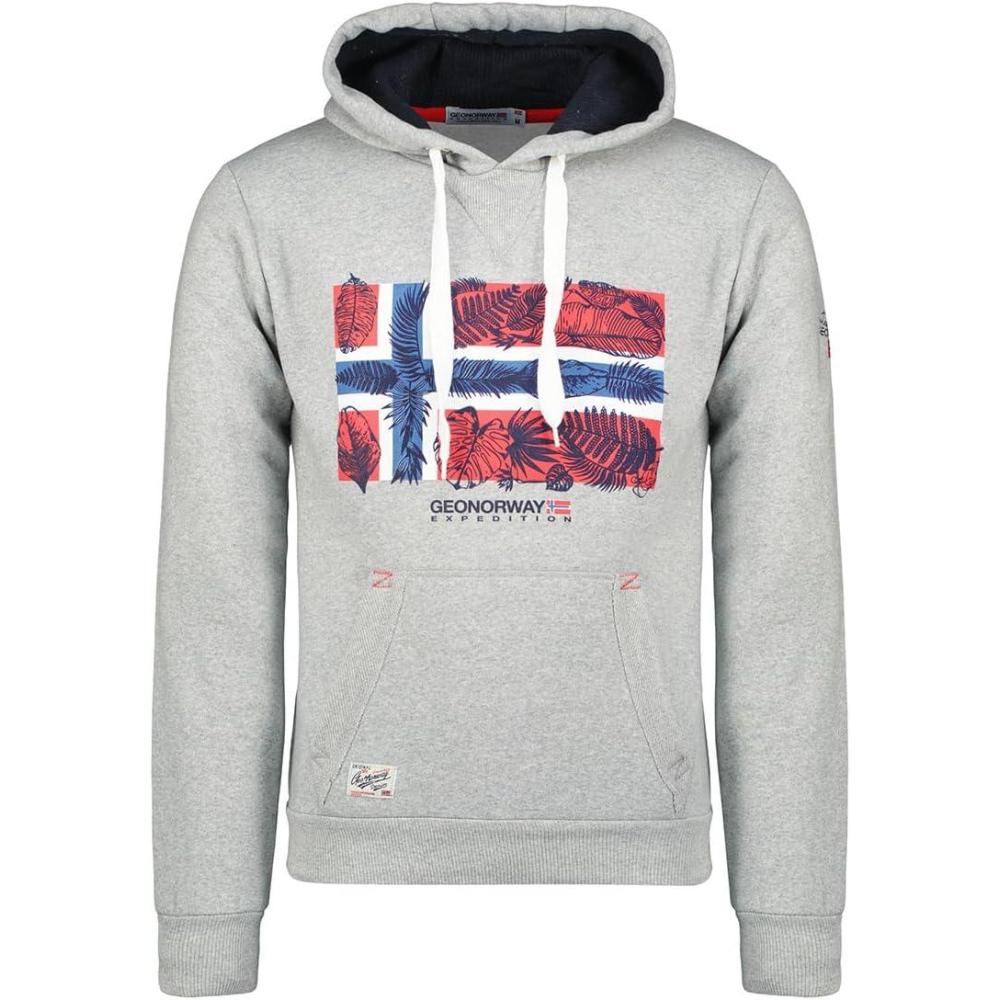 image:imageGeographical Norway Gpalm Men Sweatshirt Capuche HommeGris Clair