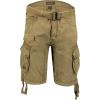 Canadian Peak Pirate Men – Bermuda Homme Casual Coton – Shorts Hommes Sport Poches Cargo – Bermudas Chino Short Court A Ceinture – Poche Taille Normale Confortable(Mastic)