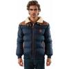 Geographical Norway Abradb Distribrands Production – Doudoune Chaude Matelassee Homme Automne Hiver – Veste Manteau Chaud – Blouson Coupe Vent Manches Longues Rembourrage – Hommes(Marine)