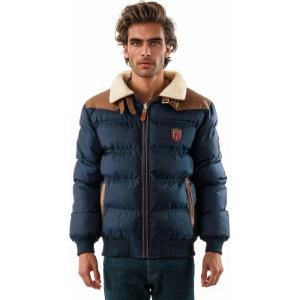 Geographical Norway Abradb Distribrands Production – Doudoune Chaude Matelassee Homme Automne Hiver – Veste Manteau Chaud – Blouson Coupe Vent Manches Longues Rembourrage – Hommes(Marine)