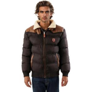 Geographical Norway Abradb Distribrands Production – Doudoune Chaude Matelassee Homme Automne Hiver – Veste Manteau Chaud – Blouson Coupe Vent Manches Longues Rembourrage – Hommes(Noir)