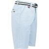 GEO NORWAY PABLITO Men – Bermuda Homme Casual Coton – Short Hommes Sport Cargo – Bermudas Respirant Decontracté Chino – Shorts Court A Ceinture – Coupe Normale Confortable(Bleu Ciel)