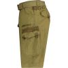 GEO NORWAY PANORAMIQUE Men – Bermuda Homme Casual Coton – Short Hommes Sport Cargo – Bermudas Respirant Decontracté Chino – Shorts Court A Ceinture – Coupe Normale Confortable Mastic XL