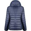 Geographical Norway Alaric Lady – Doudoune Femme Capuche – Parka Chaude Matelassee Automne Hiver – Veste Manteau Chaud – Blouson Ski Coupe Vent Manches Longues Rembourrage – Femmes(Bleu Marine)