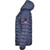 Geographical Norway Alaric Lady – Doudoune Femme Capuche – Parka Chaude Matelassee Automne Hiver – Veste Manteau Chaud – Blouson Ski Coupe Vent Manches Longues Rembourrage – Femmes(Bleu Marine)